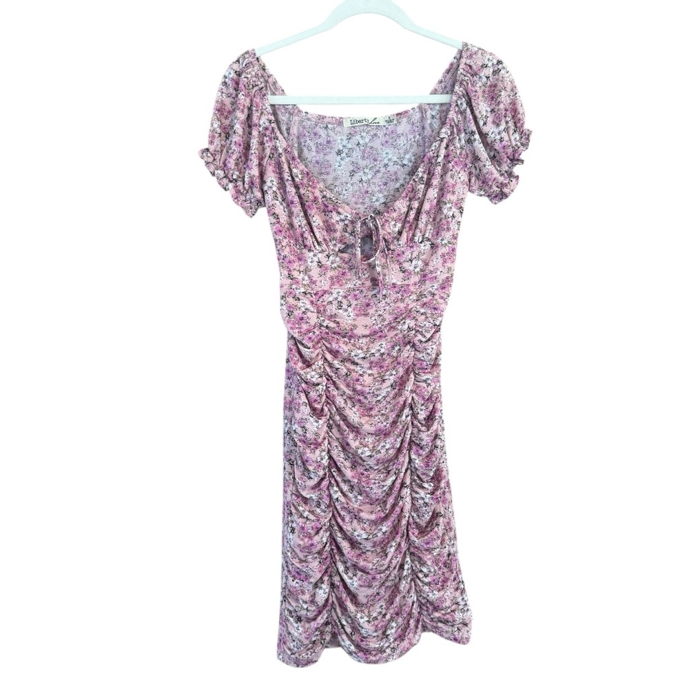 Liberty Love Pink Floral Midi Dress